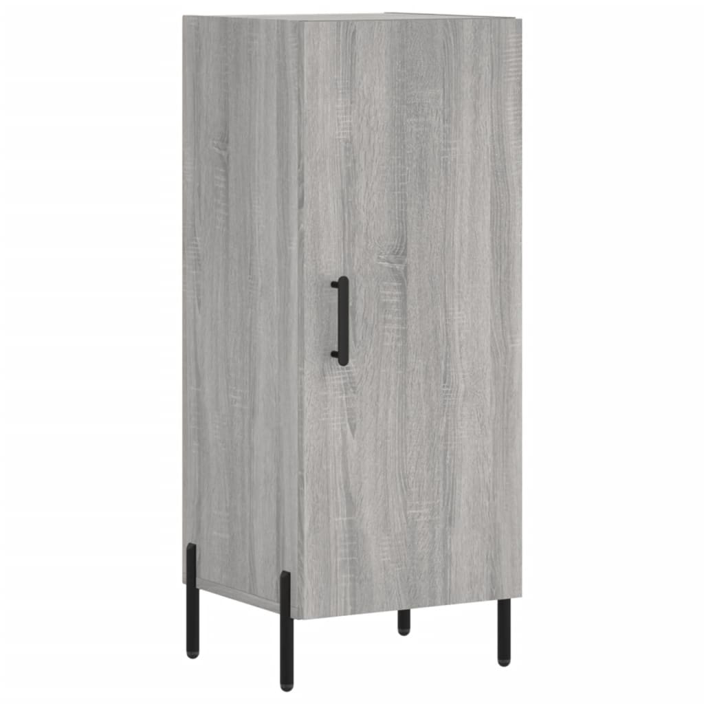 vidaXL Buffet Sonoma gris 34,5x34x90 cm Bois d'ingénierie