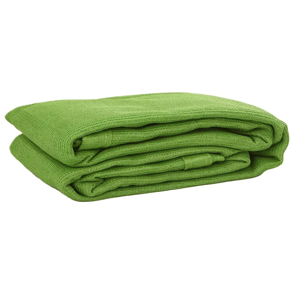 vidaXL Tapis de tente vert clair 200x200 cm PEHD