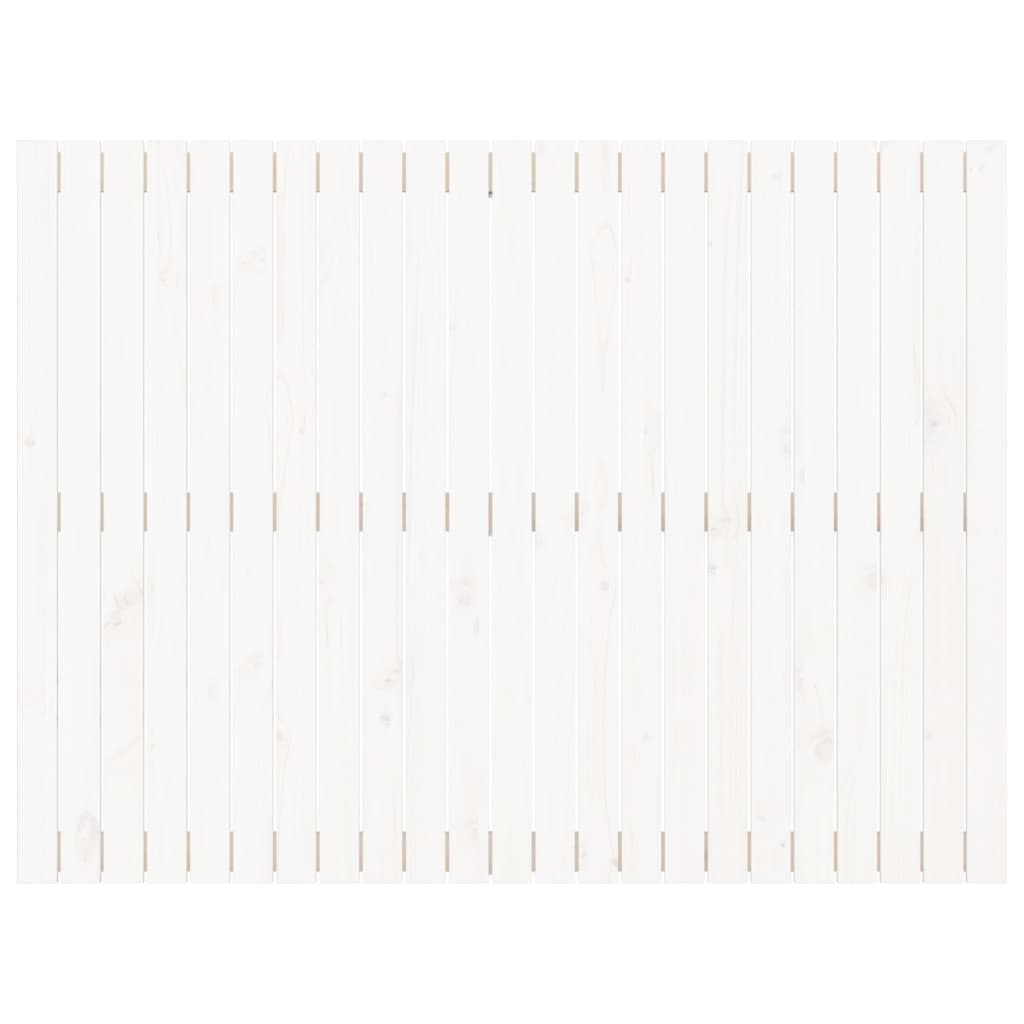 vidaXL Tête de lit murale Blanc 146,5x3x110 cm Bois massif de pin