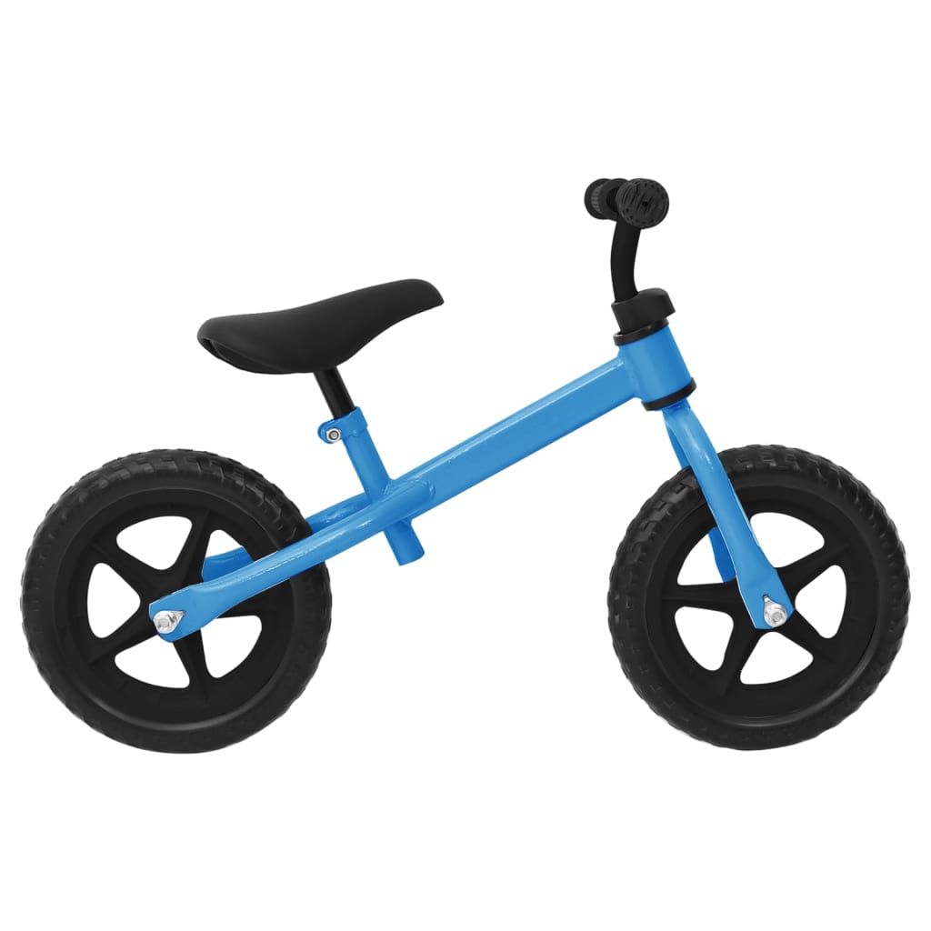 vidaXL Vélo d'équilibre Roues de 10 pouces Bleu