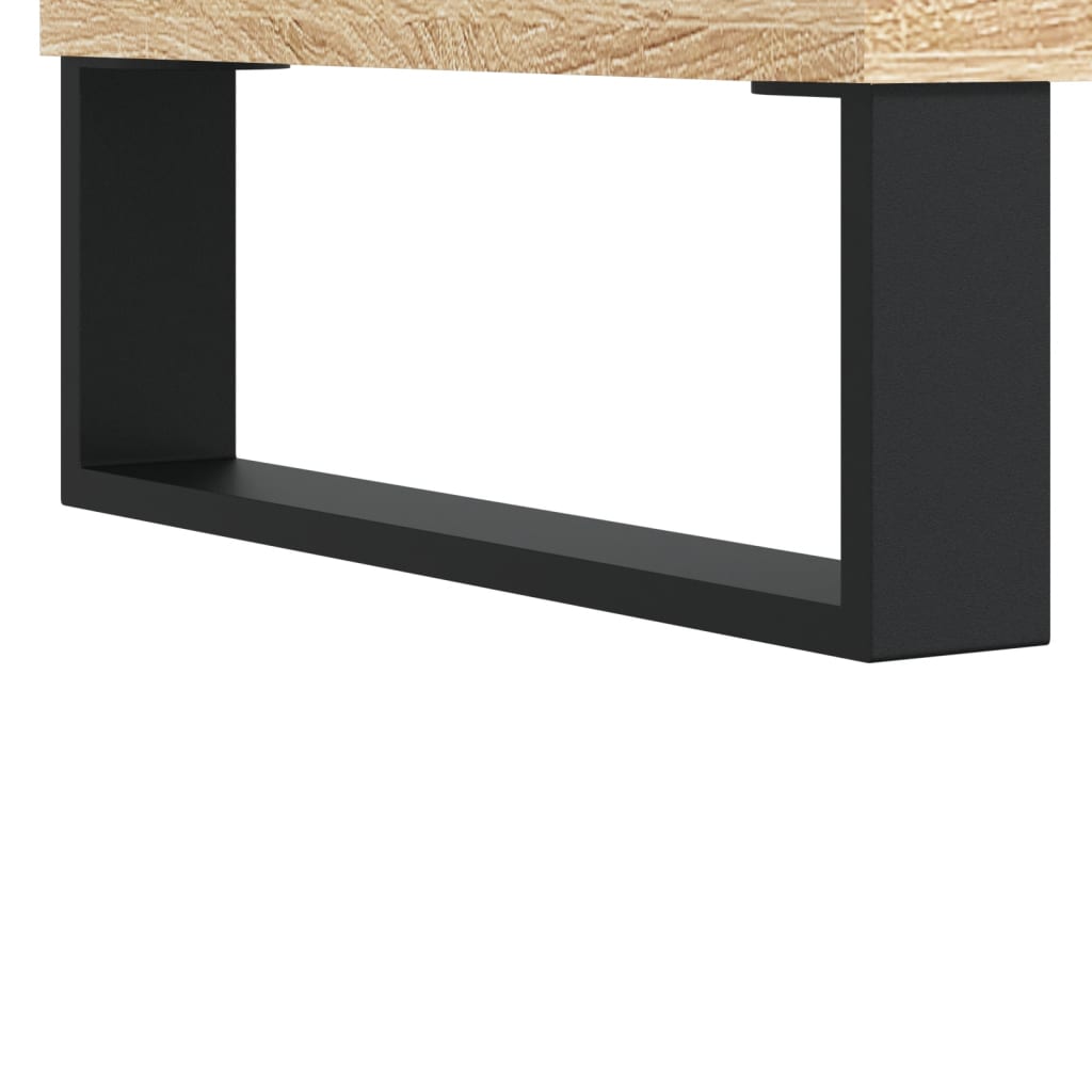 vidaXL Meuble TV chêne sonoma 150x36x30 cm bois d'ingénierie