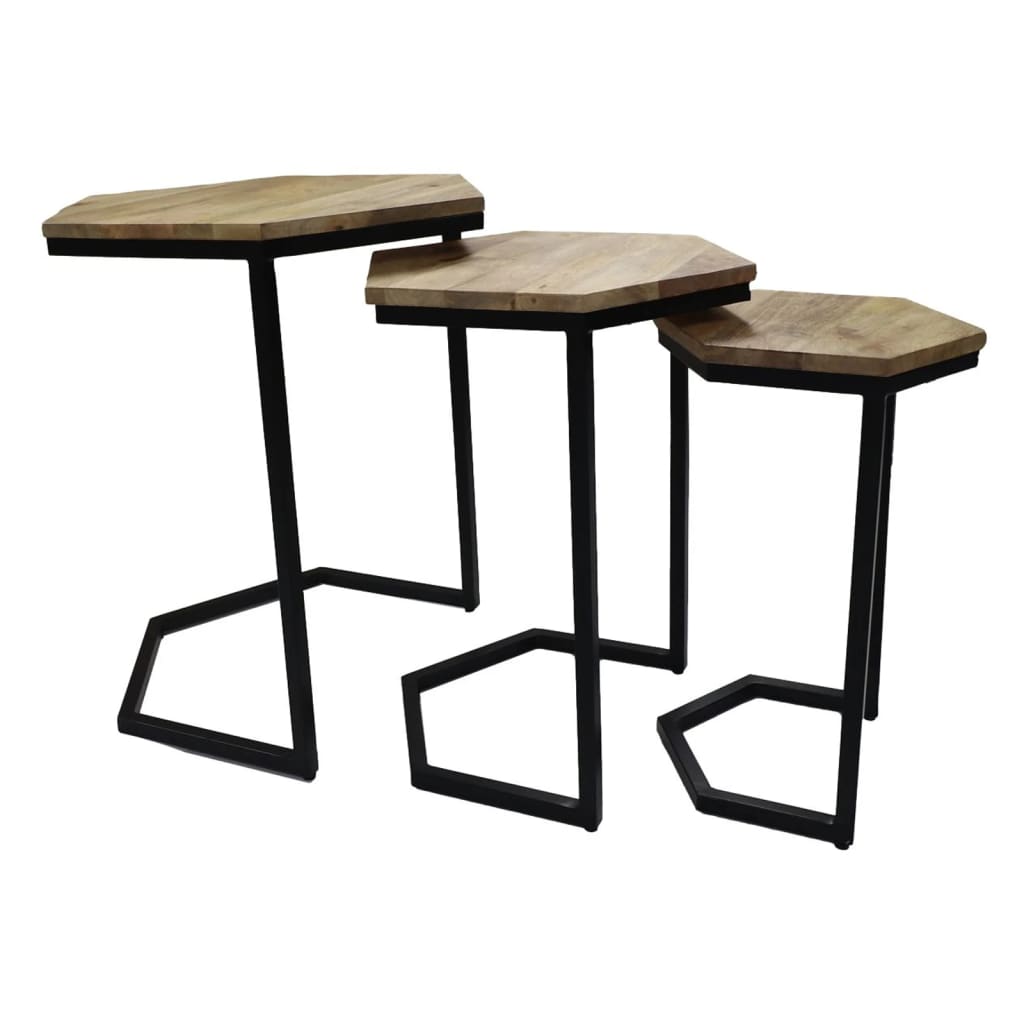 HSM Collection Ensemble de tables basses 3 pcs