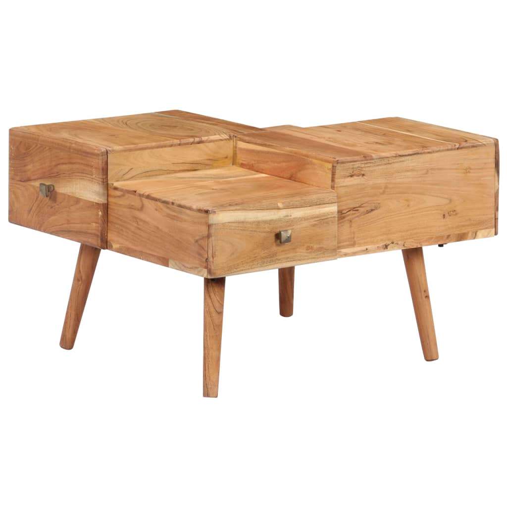 vidaXL Table basse 70x60x42 cm Bois solide d'acacia