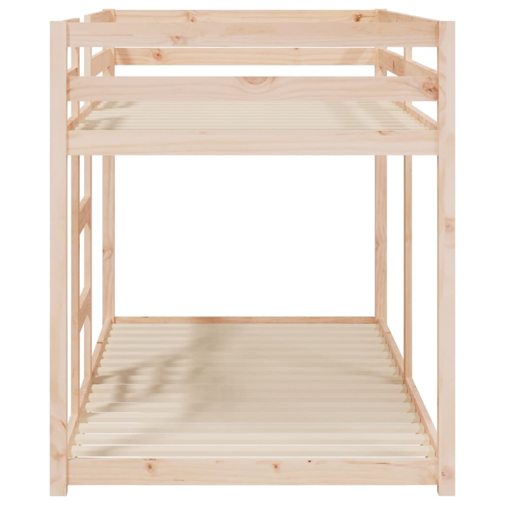 vidaXL Lit superposé sans matelas 90x190 cm bois de pin massif