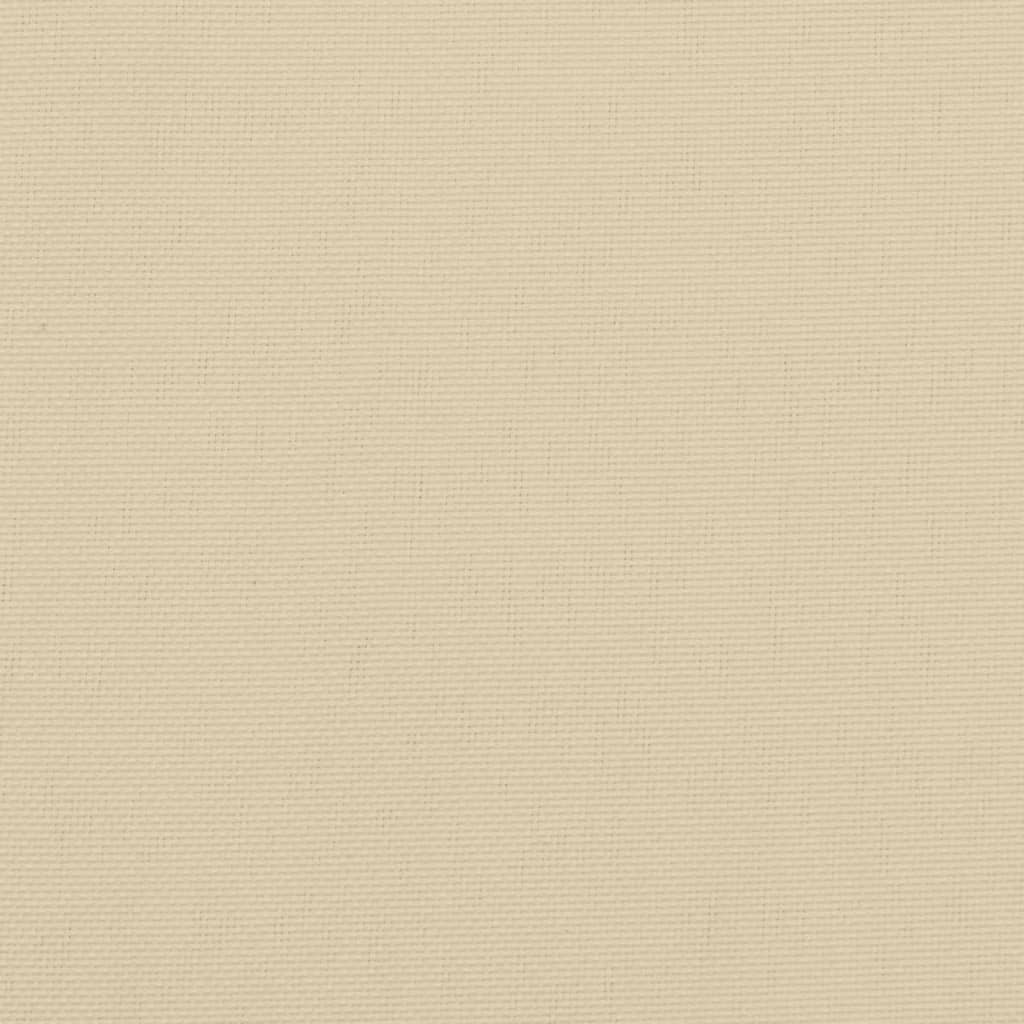 vidaXL Coussins de banc de jardin 2 pcs beige 150x50x7 cm tissu Oxford