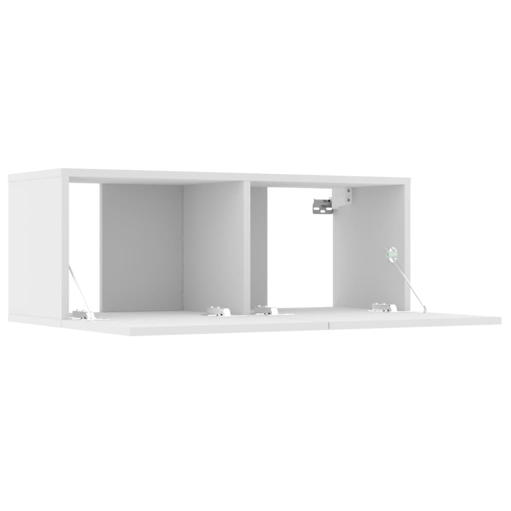 vidaXL Ensemble de meubles TV 8 pcs Blanc Bois d'ingénierie