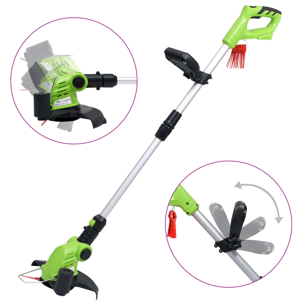vidaXL Jeu d'outils électriques de jardin avec chargeur et batteries