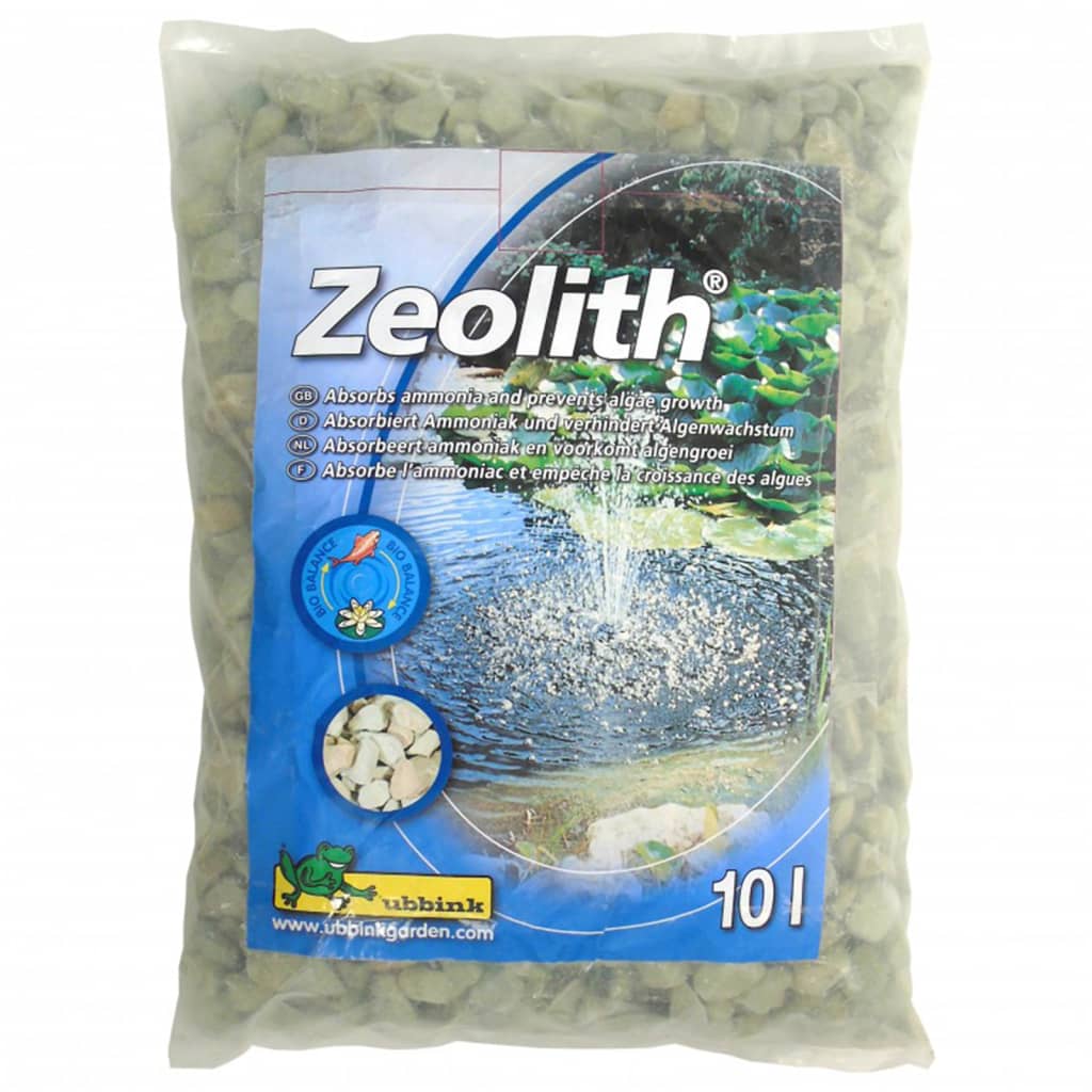 Ubbink Matériau filtrant naturel d'étang ZeoLith 10-20 mm 8,5kg/10L