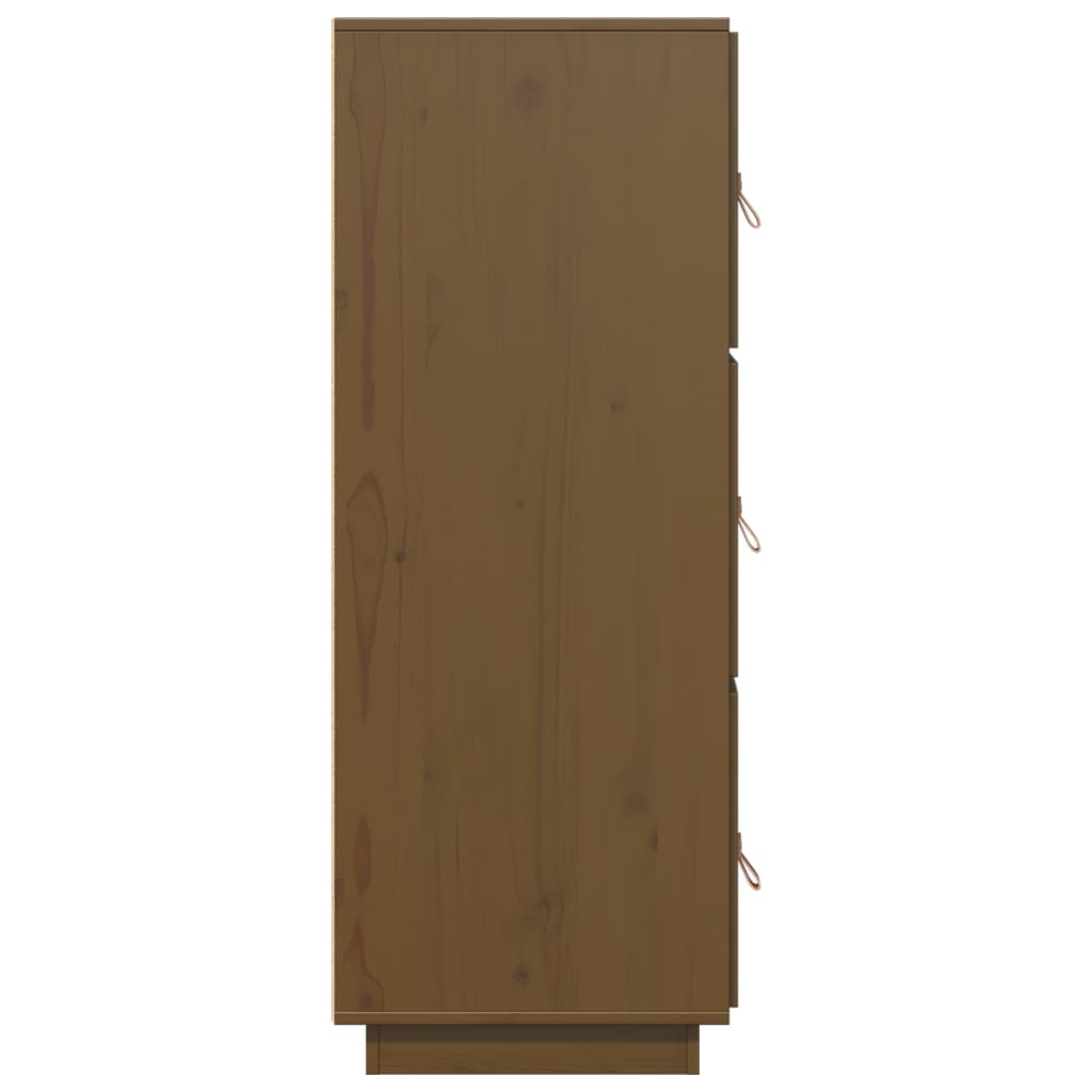 vidaXL Buffet haut Marron miel 34x40x108,5 cm Bois massif de pin