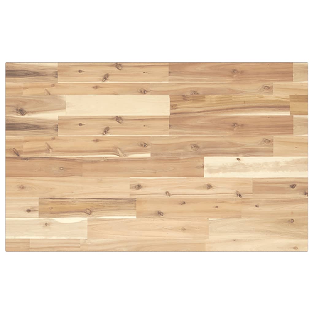 vidaXL Dessus de table rectangulaire 60x50x2 cm bois massif d'acacia