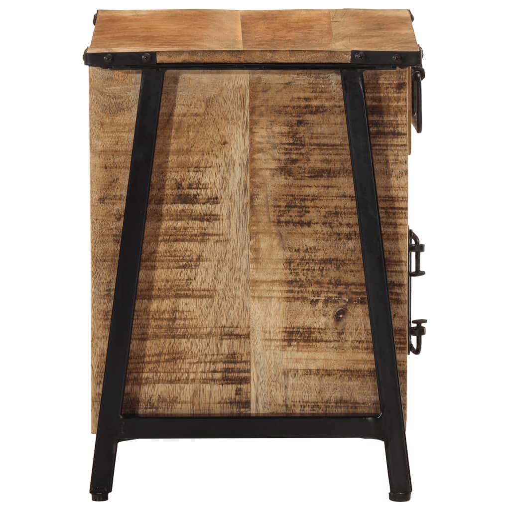 vidaXL Table de chevet 40x30x42 cm bois de manguier massif