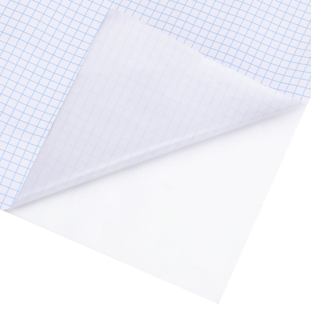 vidaXL Autocollants auto-adhésifs pour meuble blanc mat 90x500 cm PVC