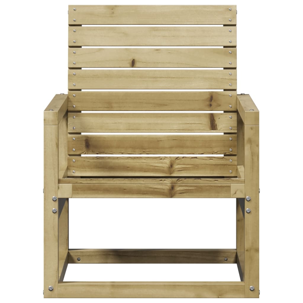 vidaXL Chaise de jardin 57,5x63x76 cm bois de pin imprégné