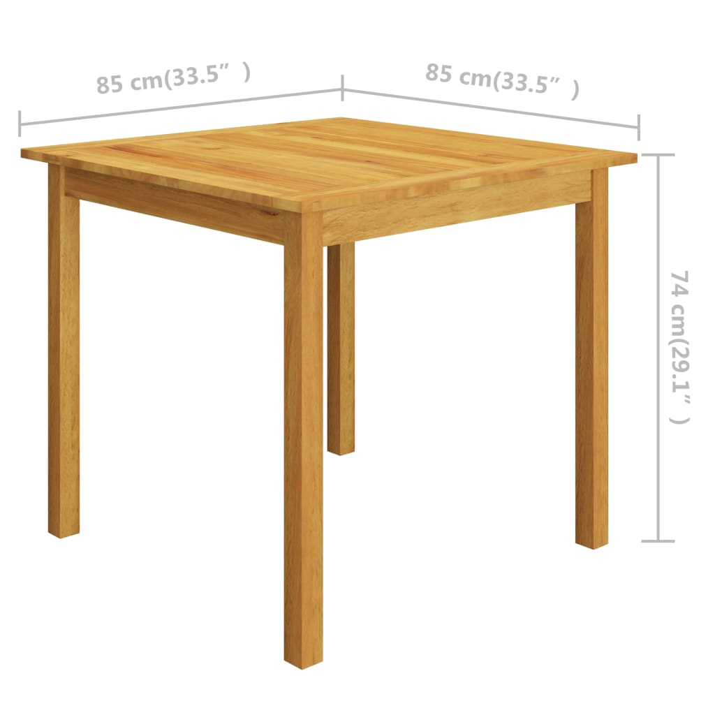 vidaXL Ensemble de salle à manger de jardin 5 pcs Gris foncé