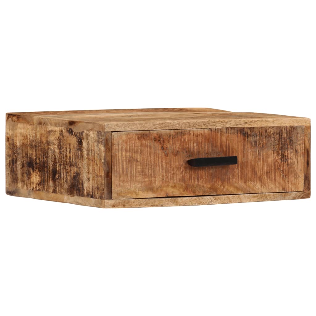 vidaXL Table de chevet murale 40x30x13,5 cm bois de manguier massif