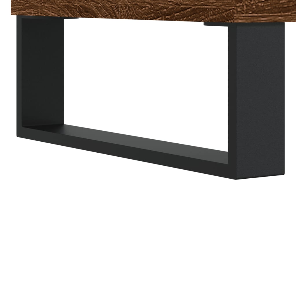 vidaXL Tables de chevet 2 pcs chêne marron 40x35x47,5 cm