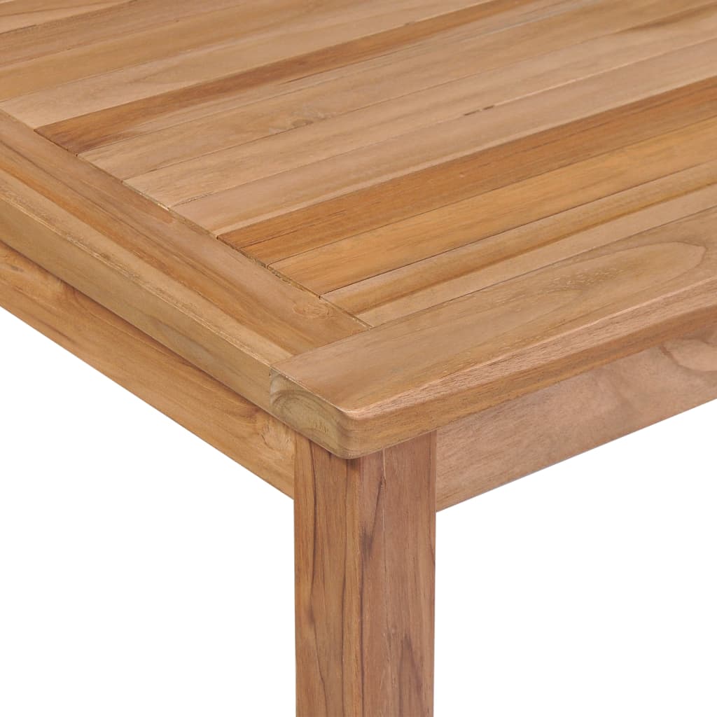 vidaXL Table de jardin 200x100x77 cm Bois de teck solide