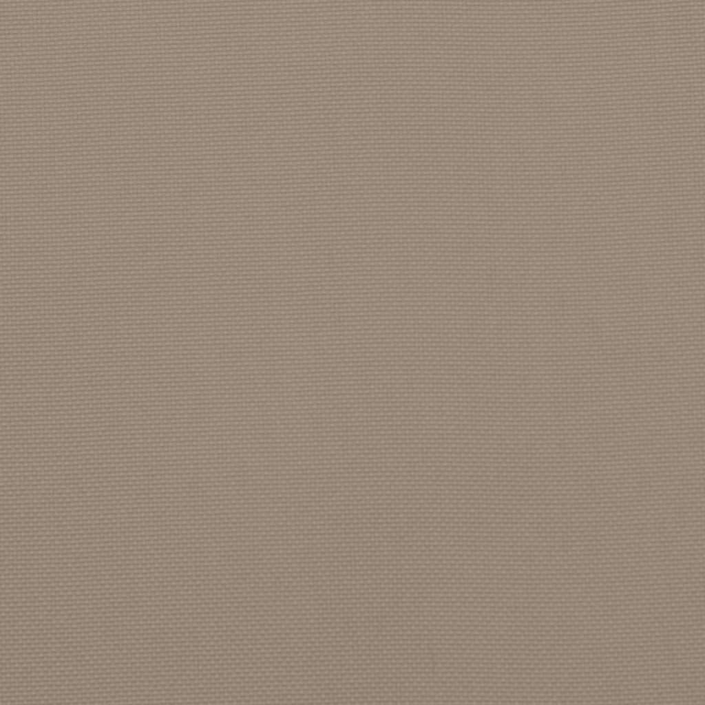 vidaXL Coussin de palette taupe 60x60x6 cm tissu oxford