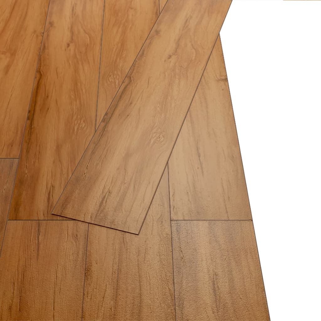 vidaXL Planche de plancher PVC autoadhésif 5,02 m² 2 mm Orme naturel