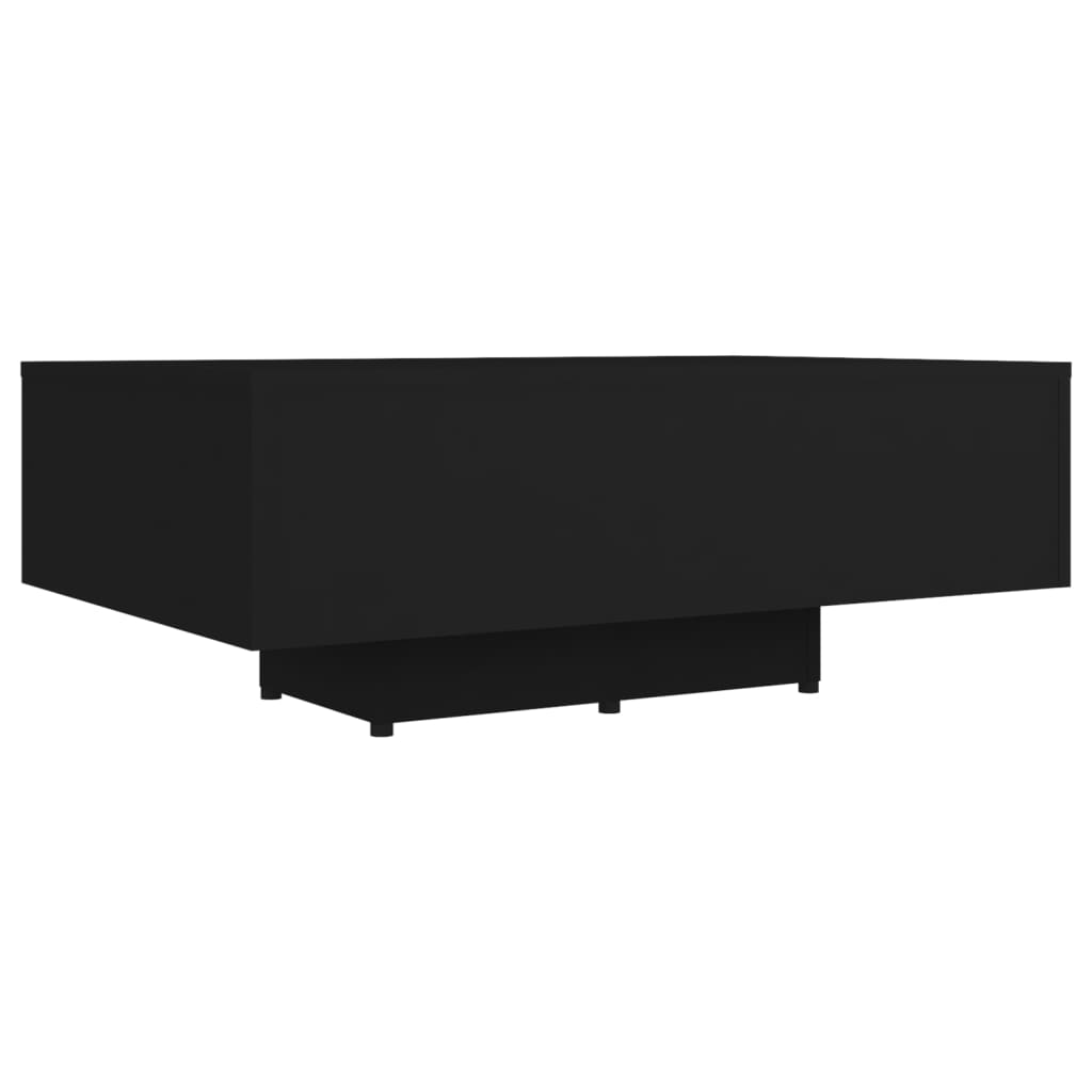 vidaXL Table basse Noir 85x55x31 cm Aggloméré