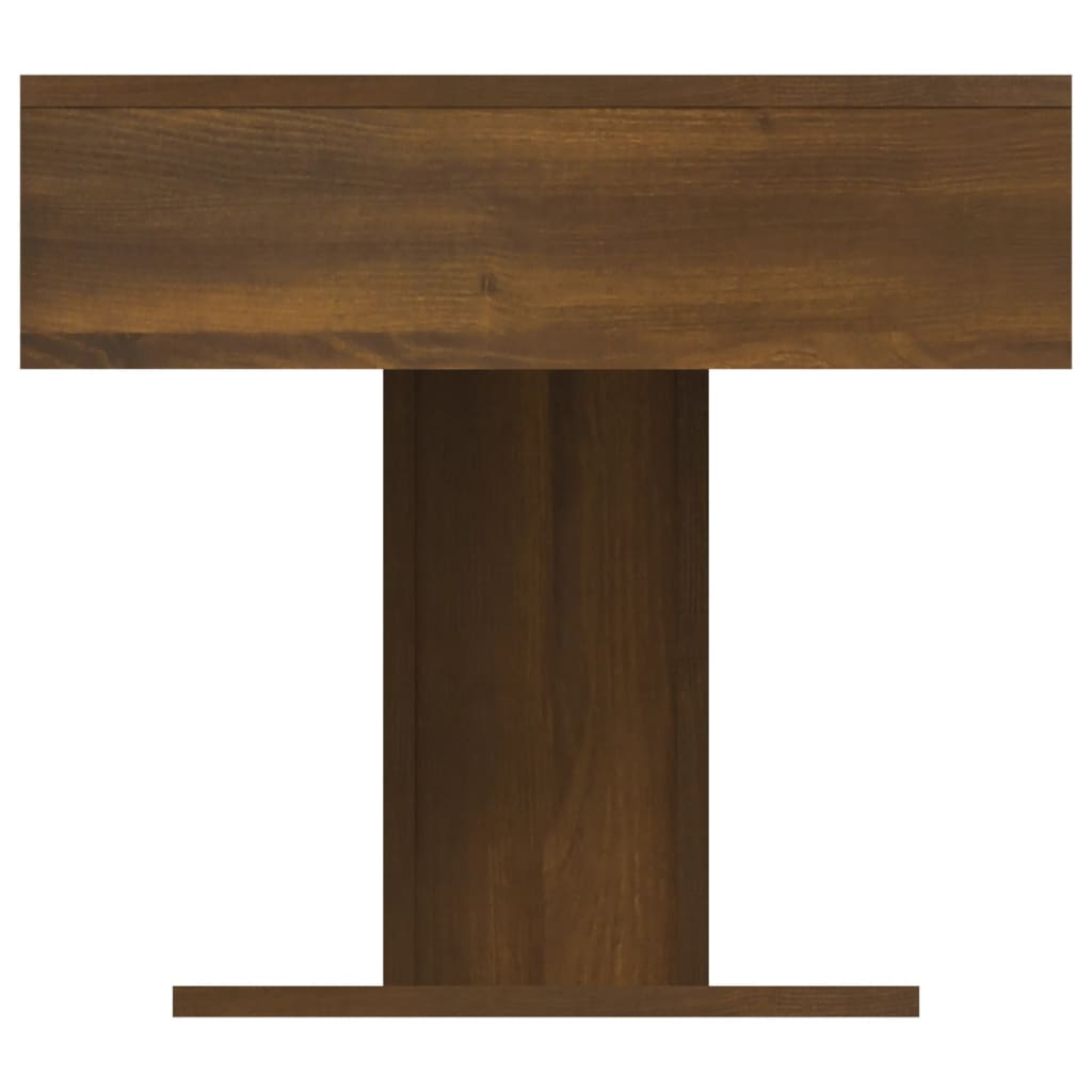 vidaXL Table basse Chêne marron 96x50x45 cm Bois d'ingénierie
