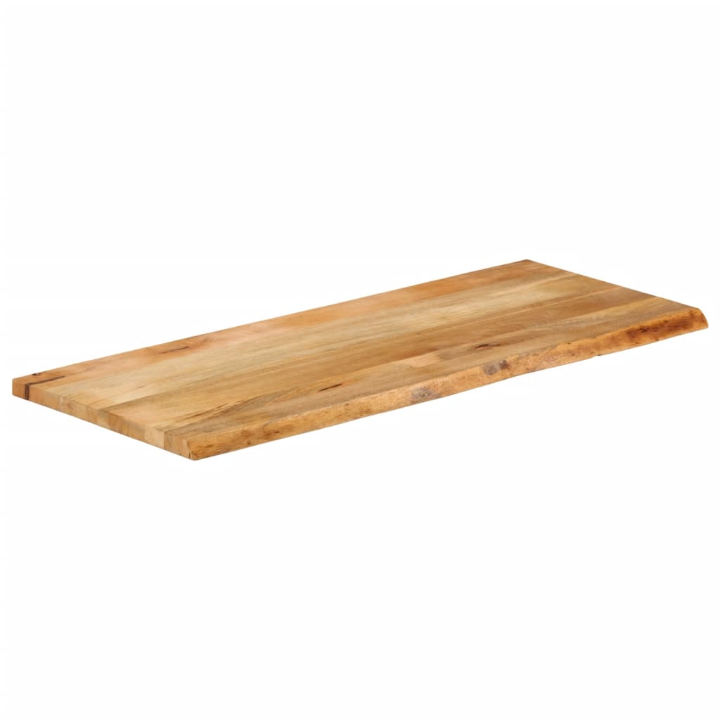 vidaXL Dessus de table à bord vivant 140x60x2,5cm bois massif manguier