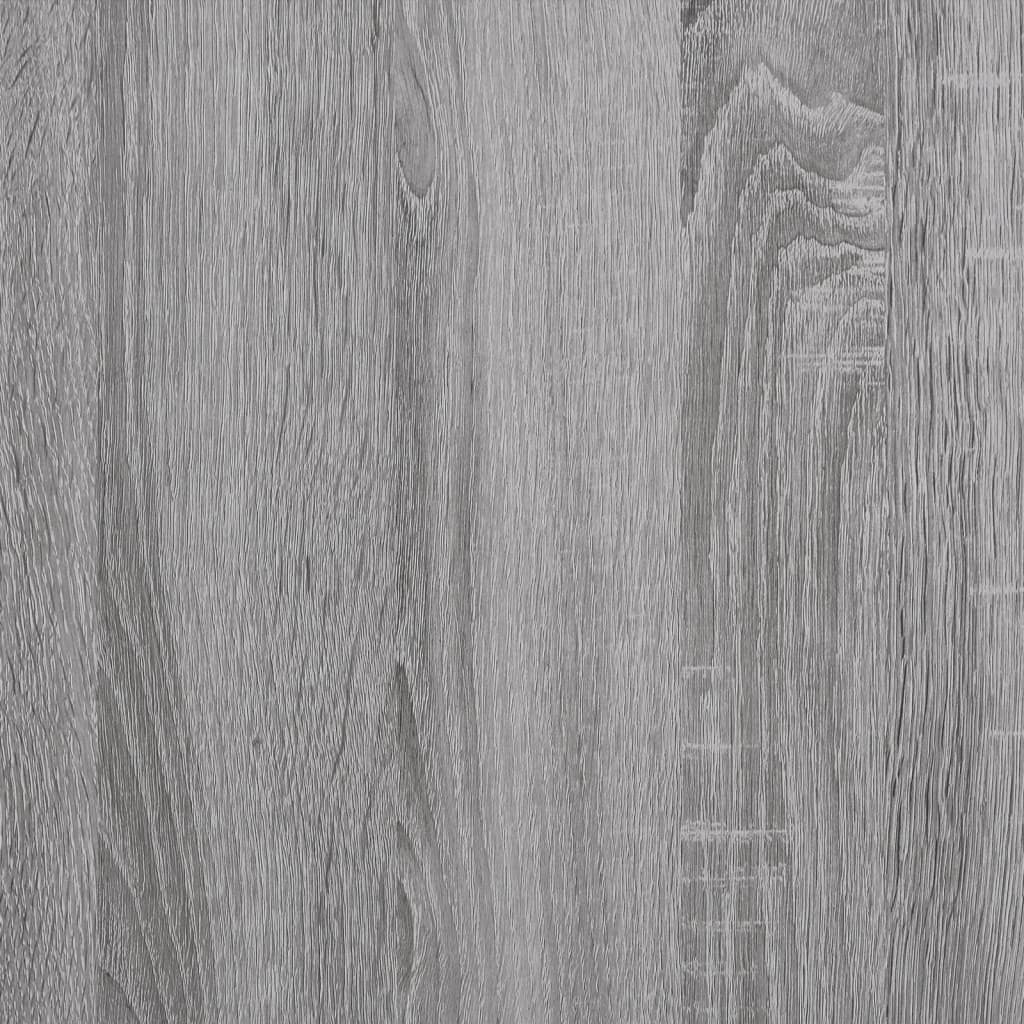 vidaXL Bureau avec tiroirs Sonoma gris 102x50x76 cm Bois d'ingénierie