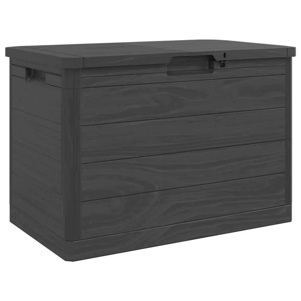 vidaXL Boîte à coussins d'extérieur anthracite 77,5x44,5x53 cm PP