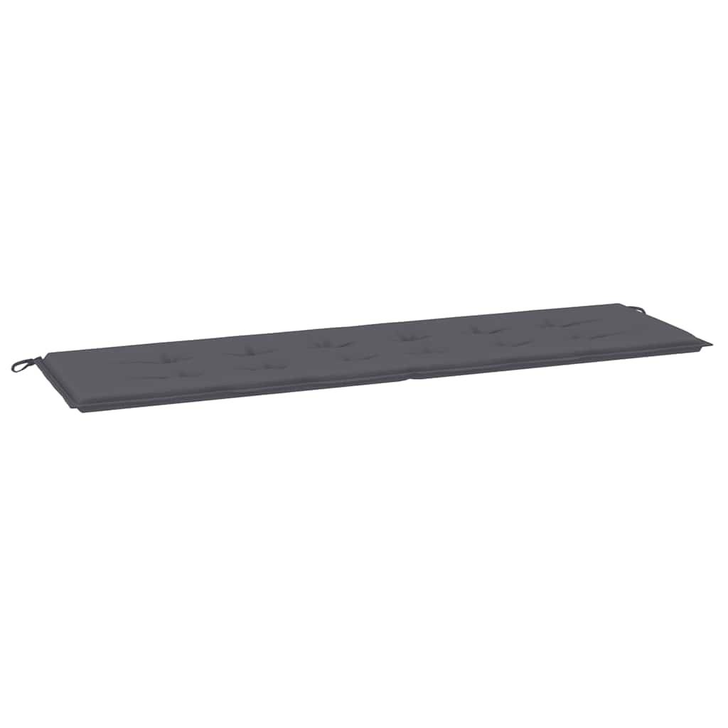 Coussin Banc Jardin 110x50x7cm Blanc | Tissu Oxford Imperméable | Rembourrage Fibre Creuse | Avec Attaches