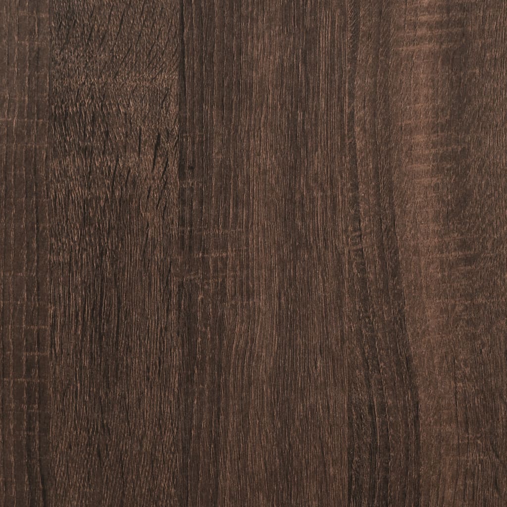 vidaXL Armoire de salle de bain chêne marron 33x33x120,5 cm