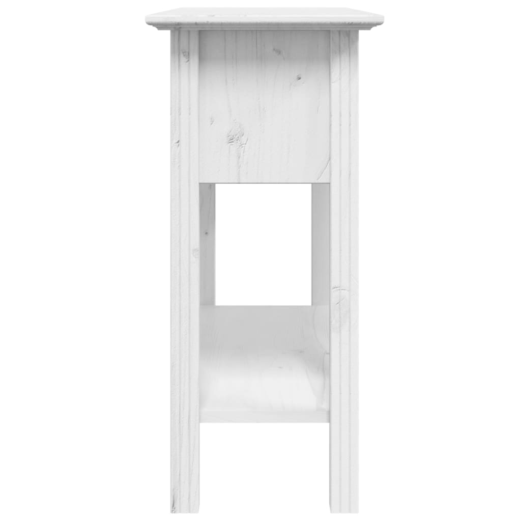 vidaXL Table console BODO blanc 91x35x74 cm bois de pin massif