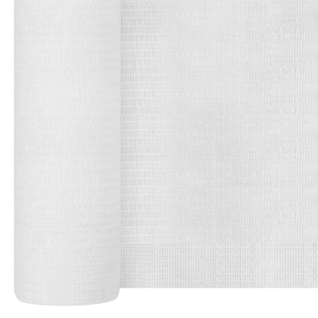 vidaXL Filet brise-vue Blanc 1,5x10 m PEHD 195 g/m²