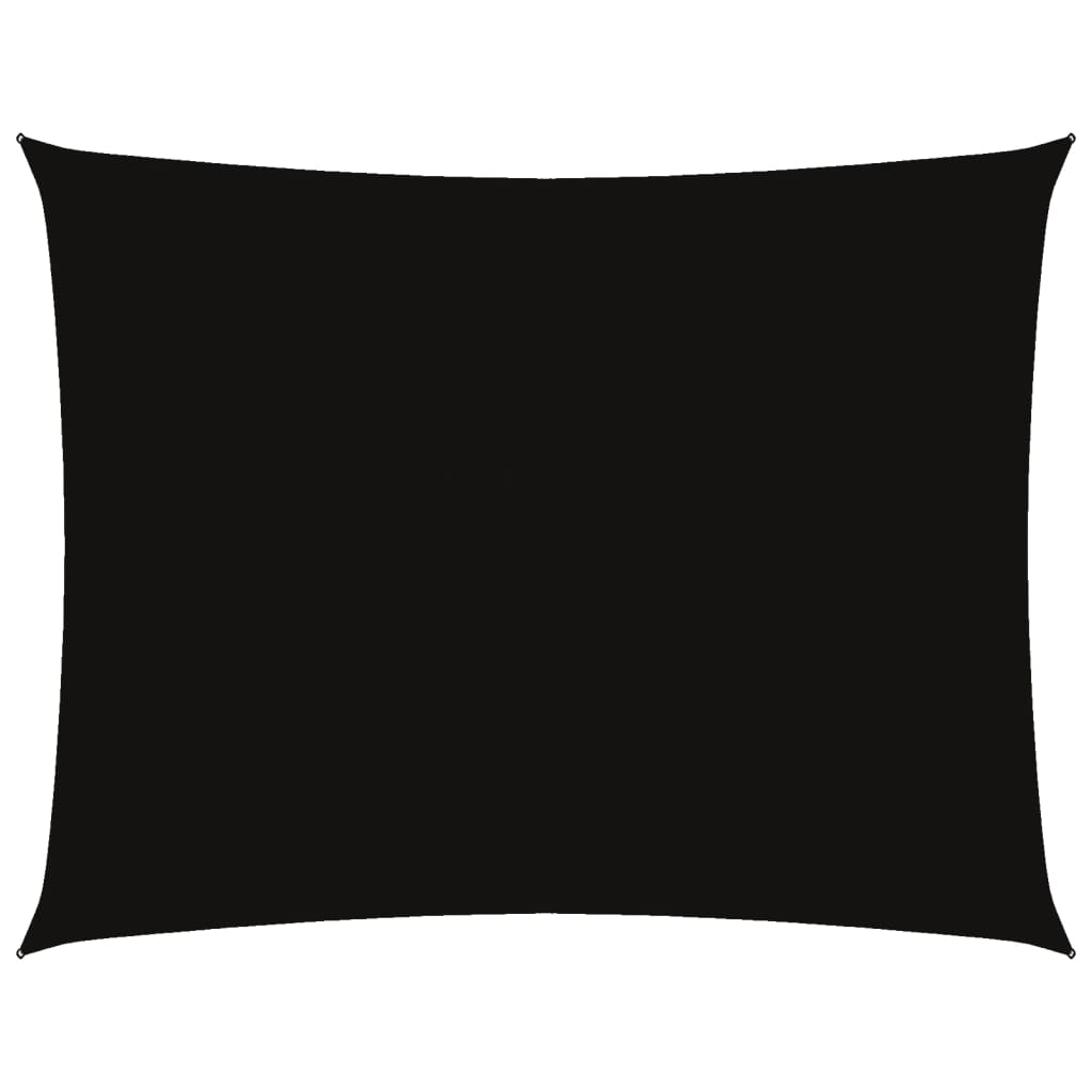 vidaXL Voile de parasol tissu oxford rectangulaire 3,5x4,5 m noir