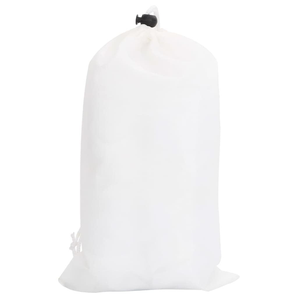 vidaXL Filet de camouflage avec sac de rangement 618x512 cm blanc
