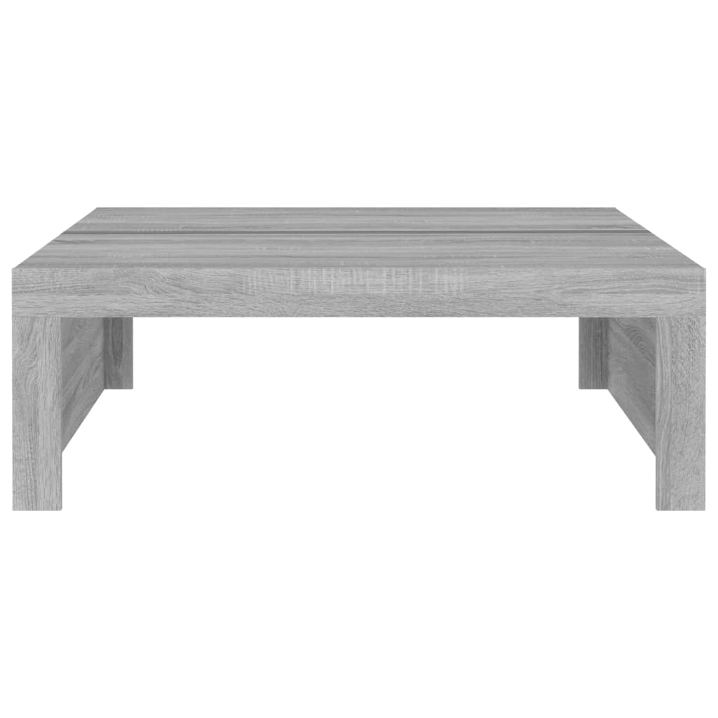 vidaXL Table basse Sonoma gris 100x100x35 cm Bois d'ingénierie