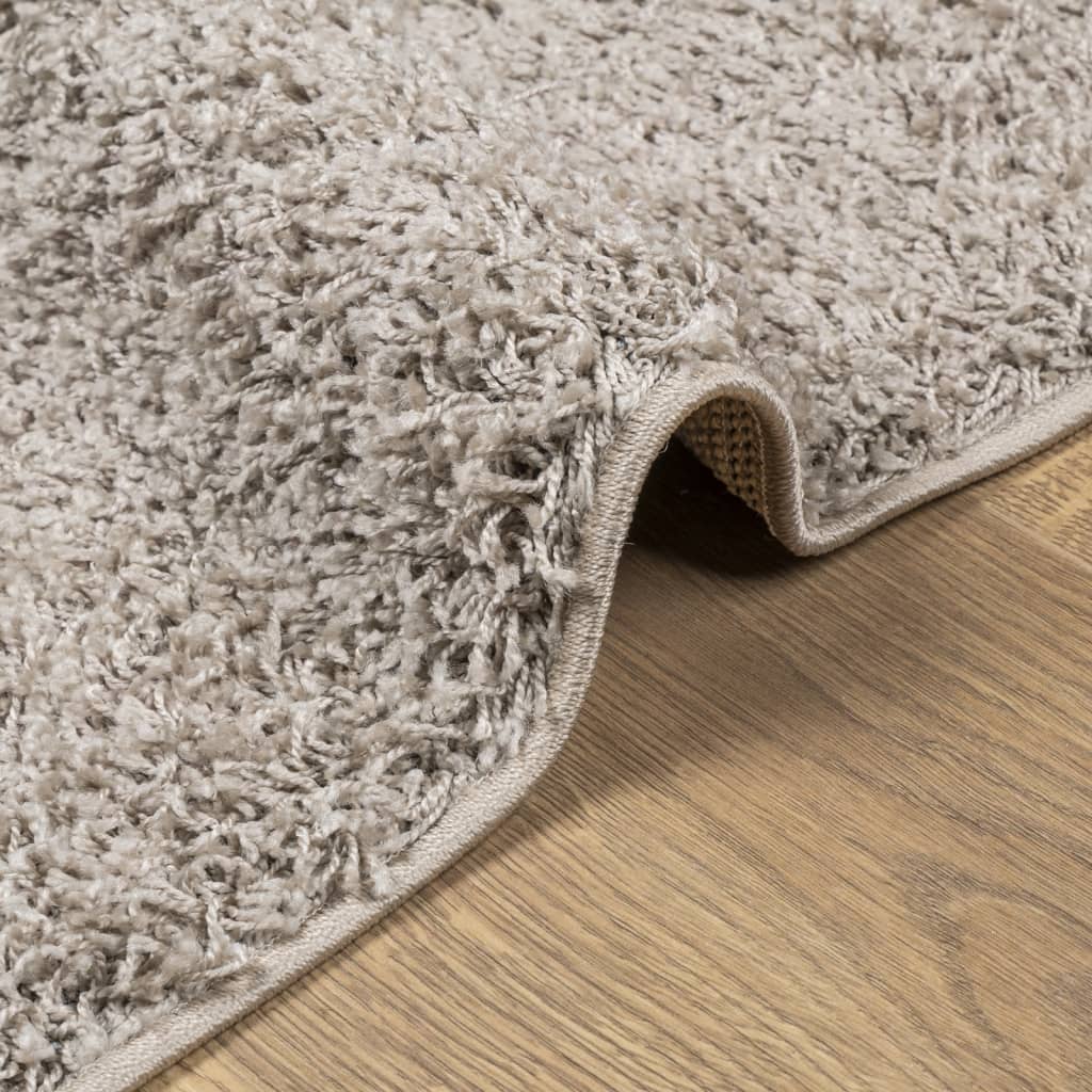 vidaXL Tapis shaggy PAMPLONA poils longs moderne beige 80x200 cm