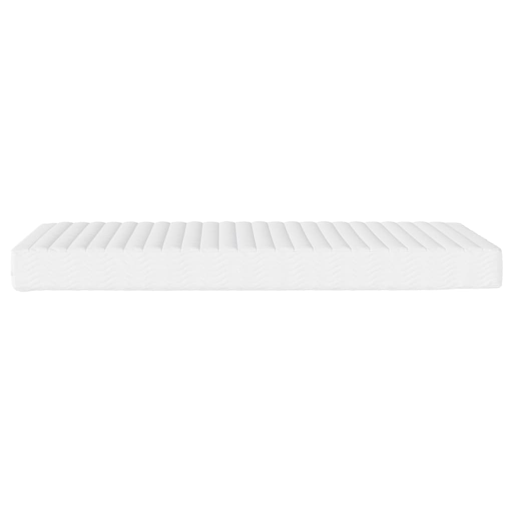 vidaXL Matelas en mousse blanc 140x190 cm dureté H2 H3