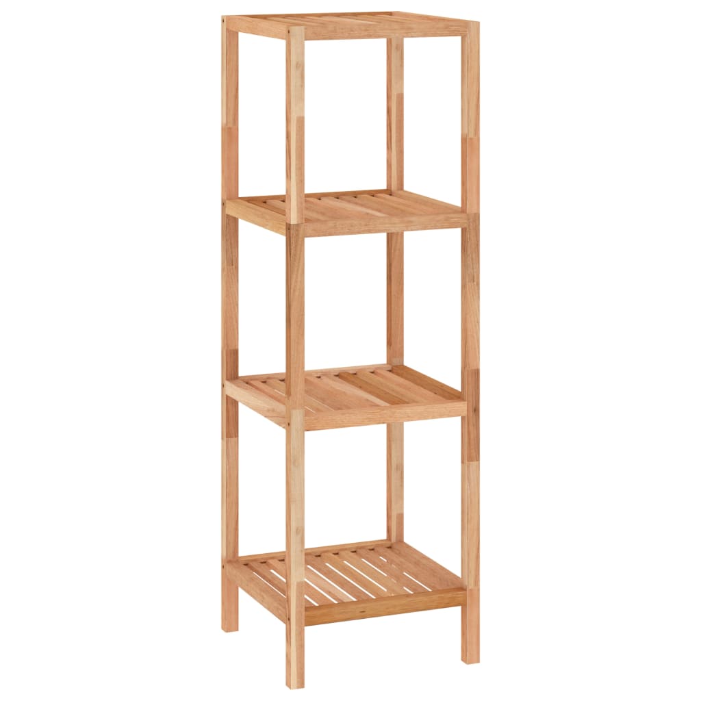 vidaXL Étagère de salle de bain 36x36x112 cm Bois massif de noyer