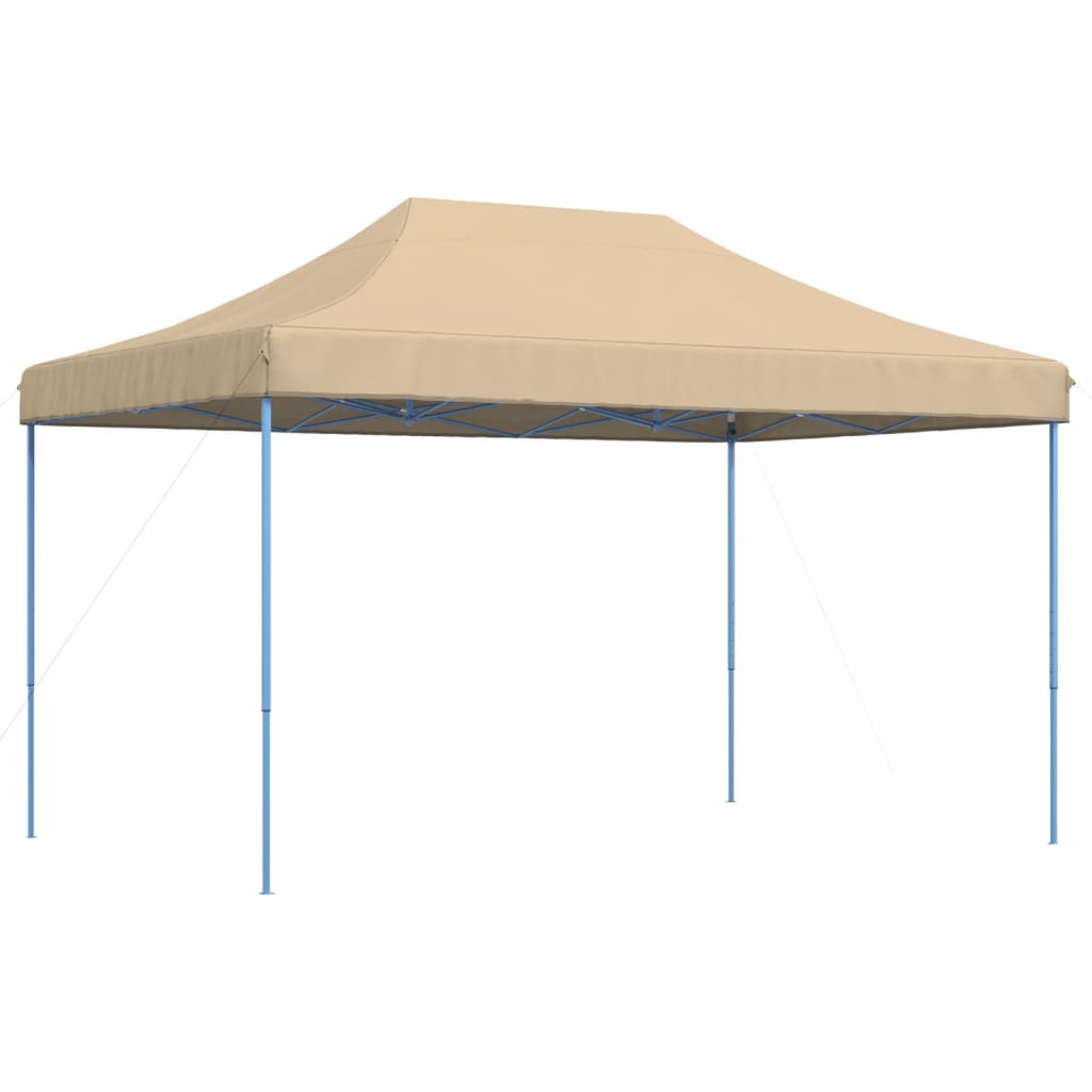 vidaXL Tente de réception pliable escamotable beige 440x292x315 cm