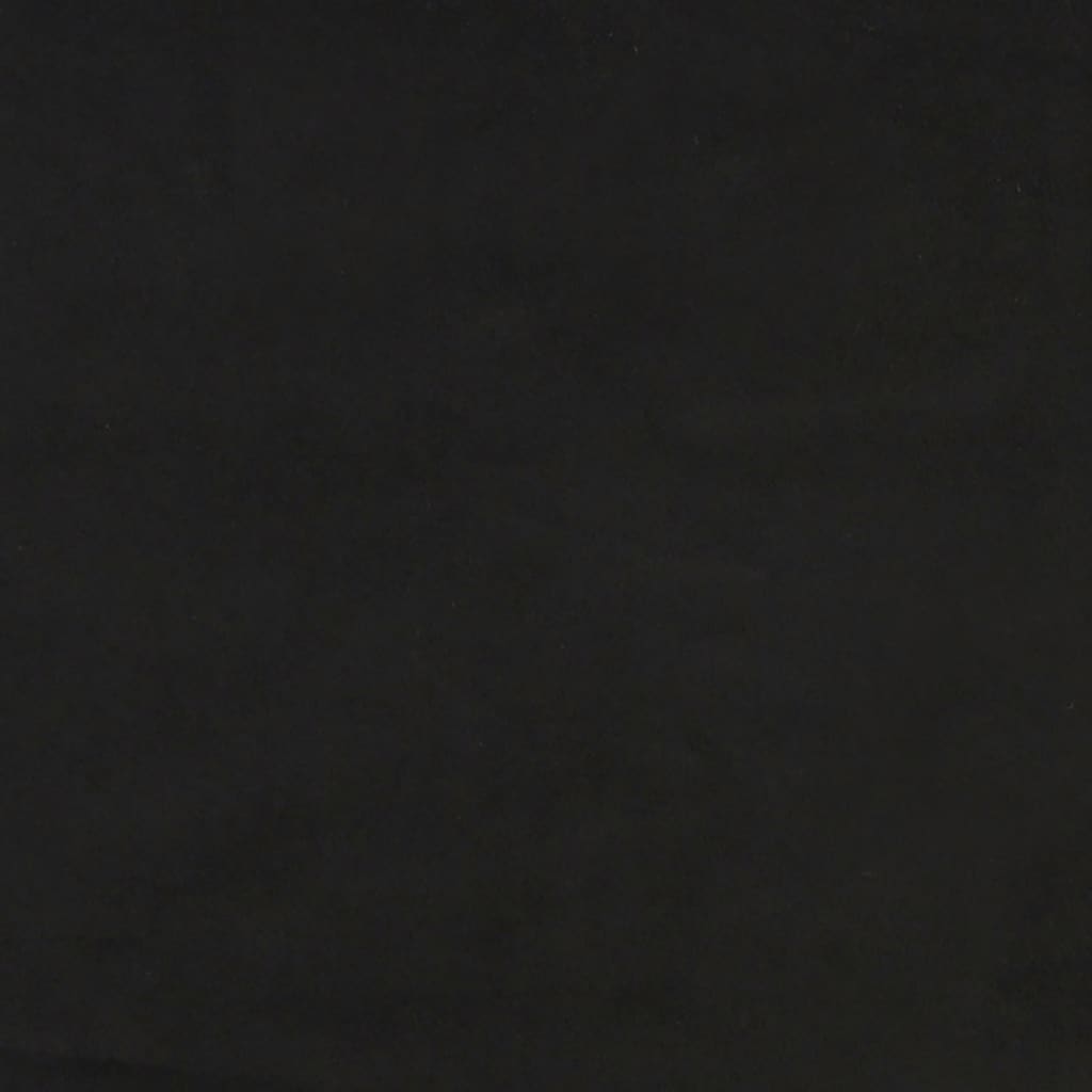 vidaXL Matelas de lit à ressorts ensachés Noir 120x200x20 cm Velours