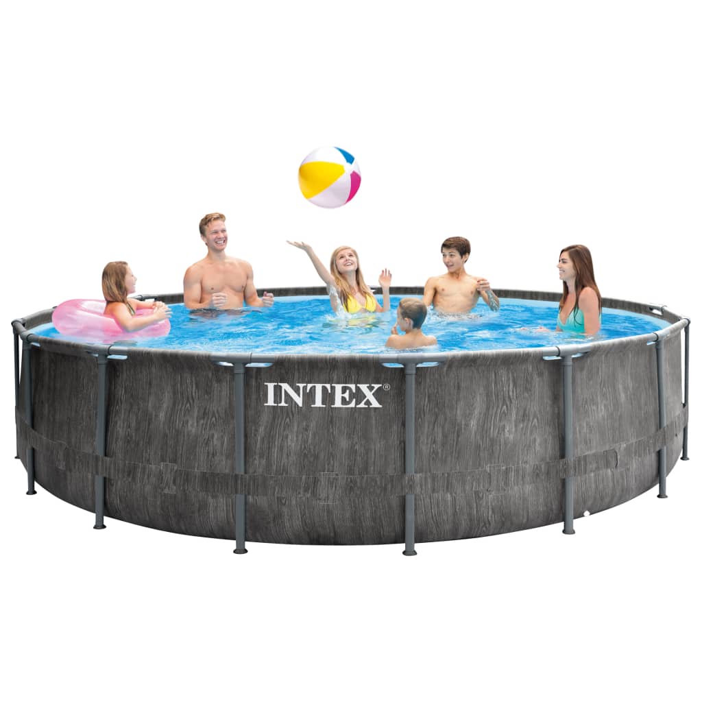 Intex Ensemble de piscine Greywood Prism Frame Premium 457x122 cm