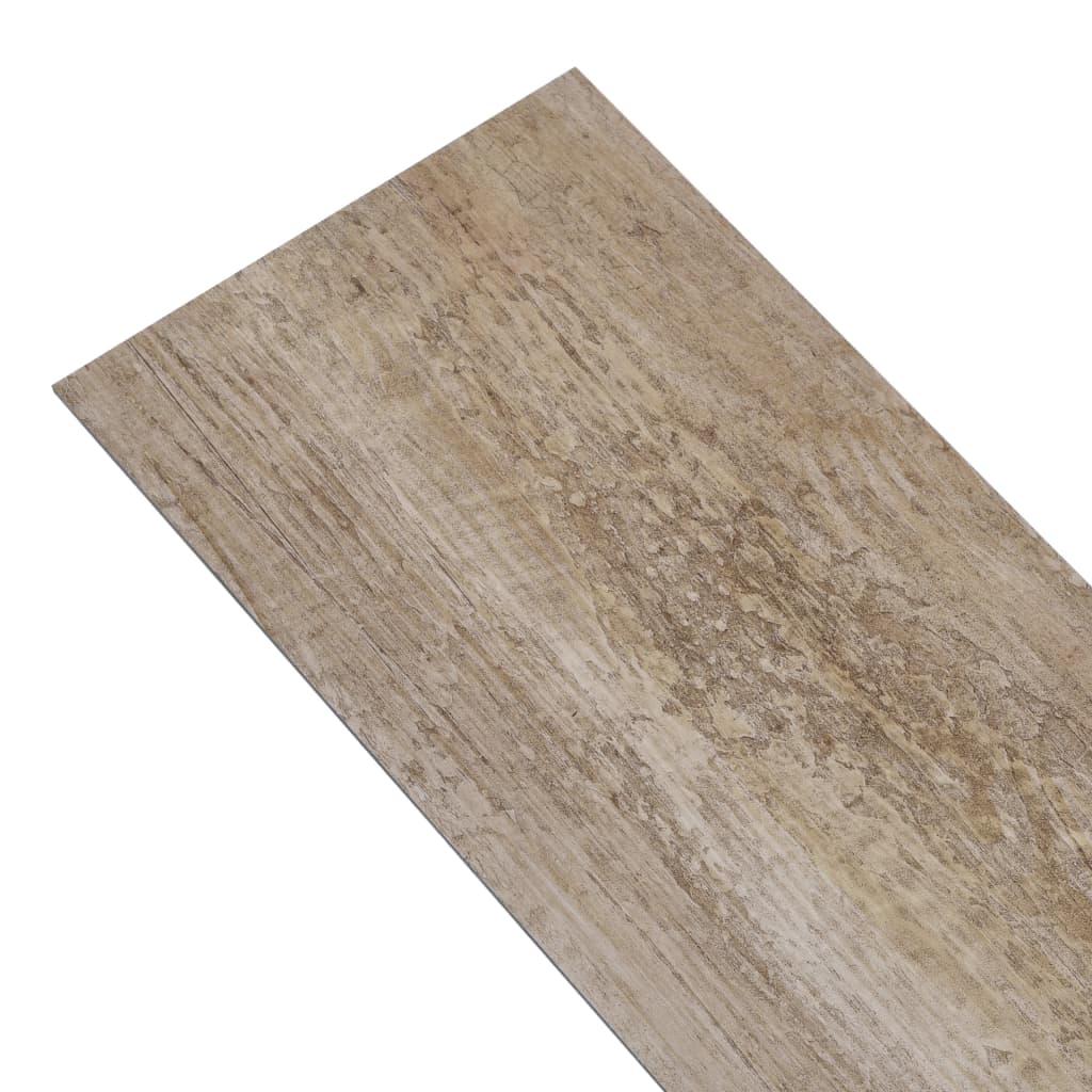 vidaXL Dalles de plancher PVC autoadhésif 5,21 m² 2mm délavage de bois