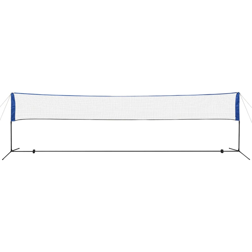 vidaXL Filet de badminton avec volants 600 x 155 cm
