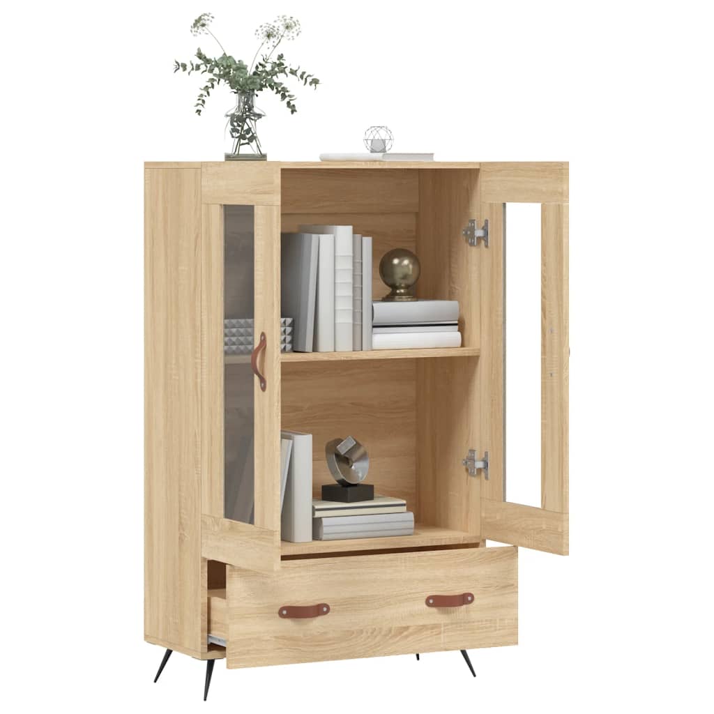 vidaXL Buffet haut chêne sonoma 69,5x31x115 cm bois d'ingénierie