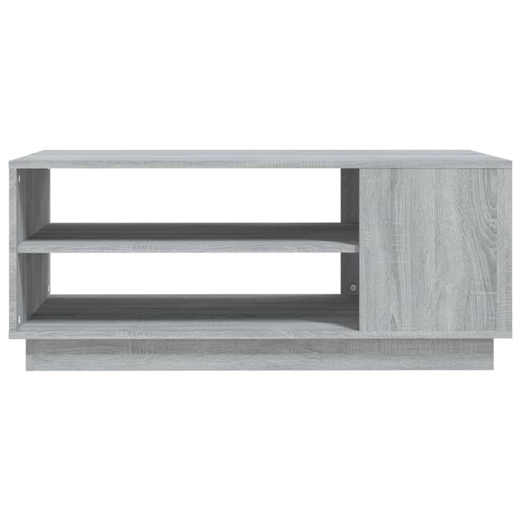vidaXL Table basse Sonoma gris 102x55x43 cm Aggloméré