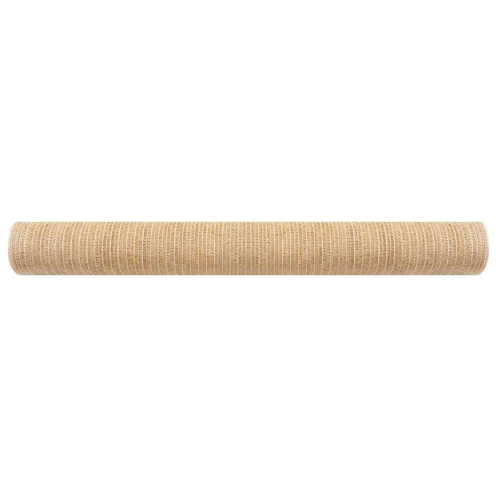 vidaXL Filet brise-vue Beige 1,5x25 m PEHD 150 g/m²