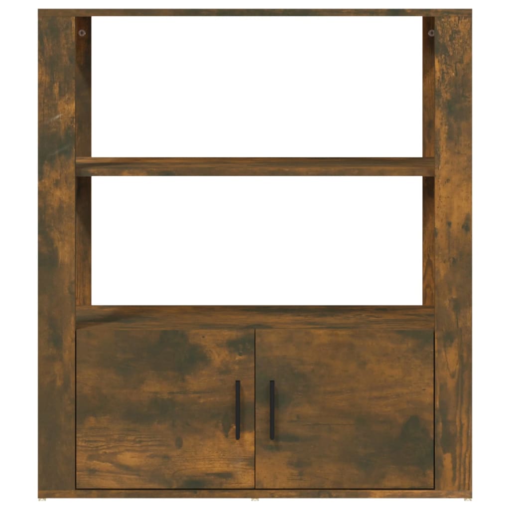 vidaXL Buffet Chêne fumé 80x30x90 cm Bois d'ingénierie