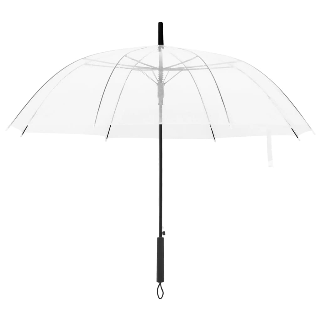 vidaXL Parapluie Transparent 100 cm