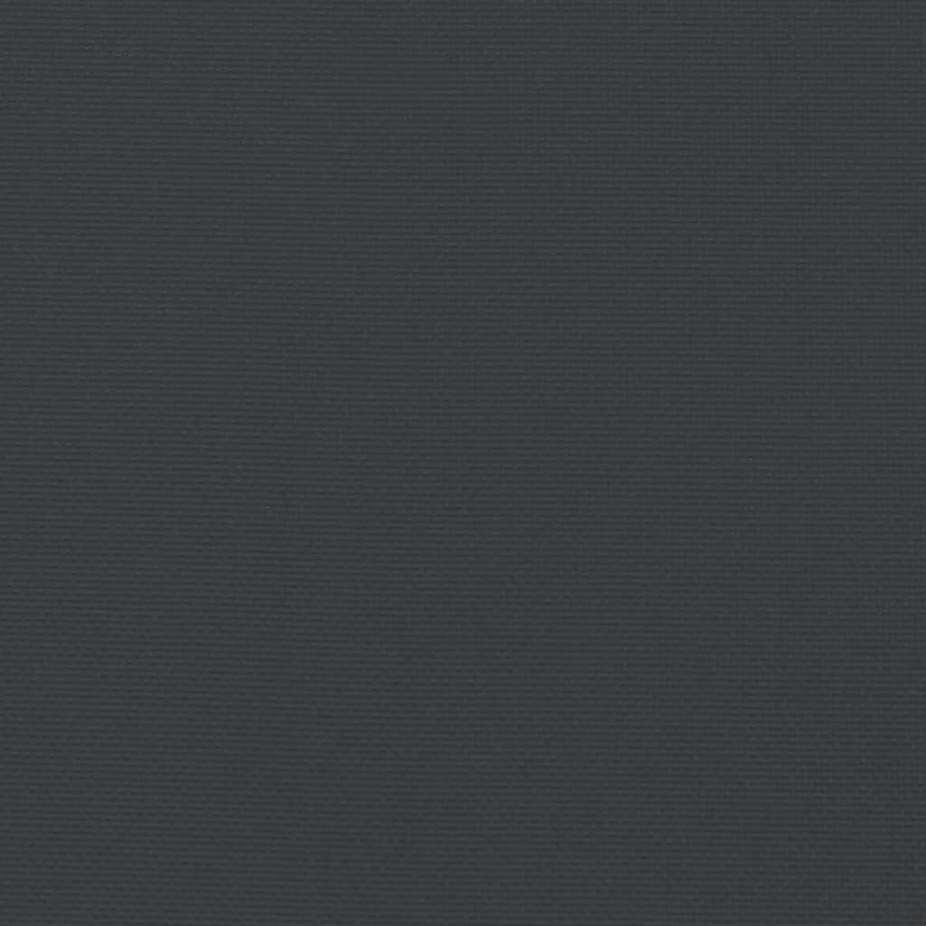 vidaXL Coussin de banc de jardin noir 150x50x7 cm tissu oxford