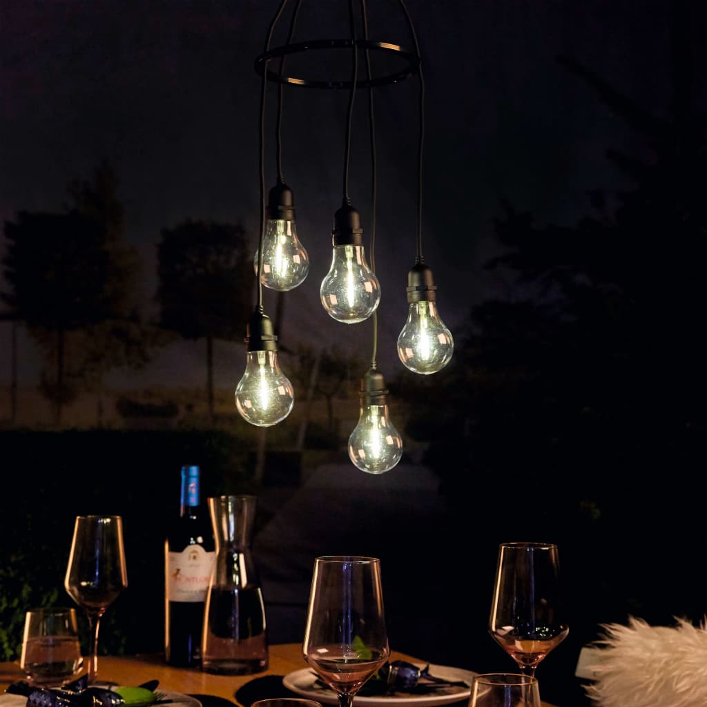 Luxform Lampe suspendue à LED à piles avec 5 ampoules Hubble